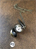 Watch as pictured pocket watch on chain 413