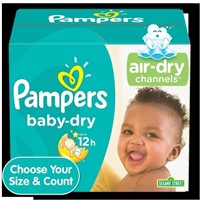 Diapers Size 1, 198 count - Pampers Baby Dry