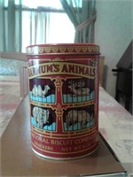 CIRCUS TIN FULL OF OLD BUTTONS