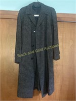 Harris Tweed Scottish wool long coat