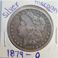 40 - 1879 "O" SILVER MORGAN DOLLAR
