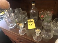 Assorted Glassware