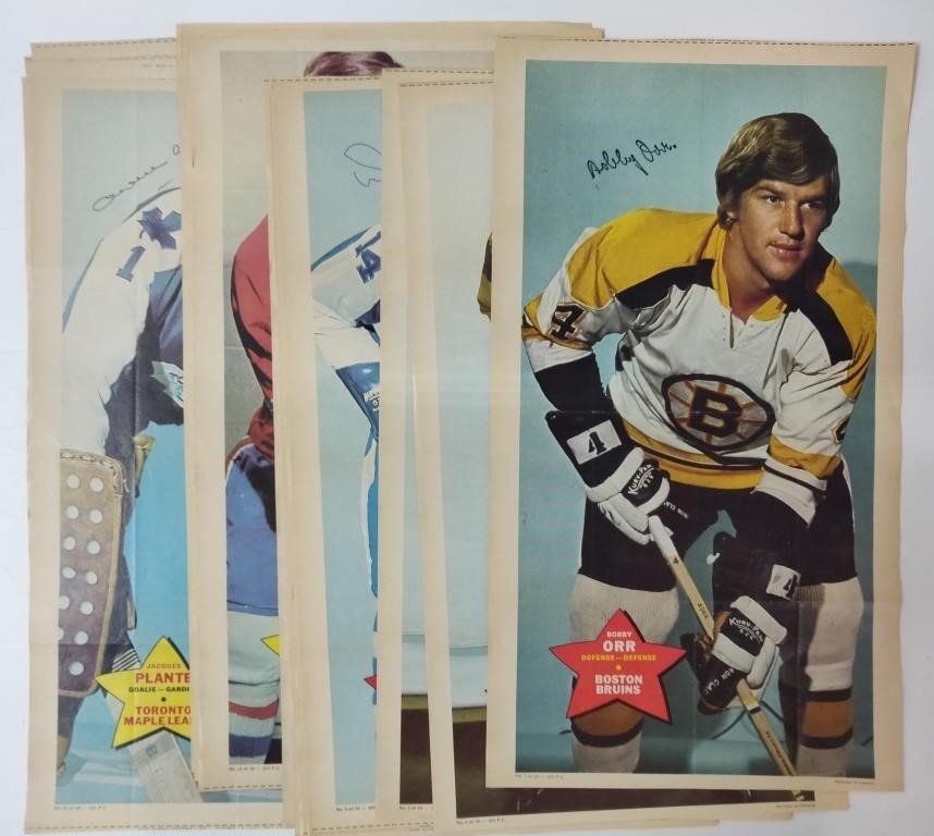 30+ OPC 1971-72 Hockey Posters