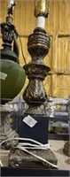 Resin Ornate Candle Stick Lamp