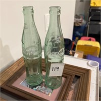 VTG GLASS COCA COLA BOTTLES