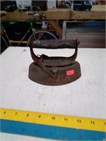 Vintage cast iron iron