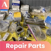 Assorted Sloan and Zurn Plumbing Repair Parts