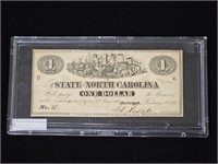 The State of North Carolina $1 Note