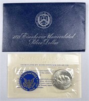 1973 Silver Eisenhower 'Ike' Dollar, Uncirculated