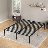 Bed Frame Metal Platform Bed Frame 18 Inch High M)