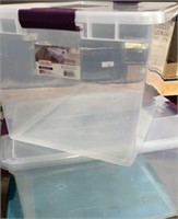 Sterilite 66 Qt Clear View Storage Containers, 2