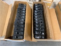 LOT OF 24 NEW CIRCUIT BREAKERS 15 AMP