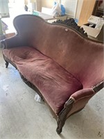 Antique sofa sold as shown