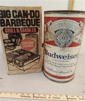 Budweiser Big Can-Do barbecue grill & smoker