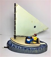 Cast Iron Fisherman Coin Bank
