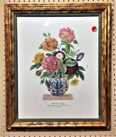 Vase Du Japon Floral Still Life Print