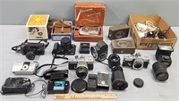 Vintage Cameras & Equipment Accessories Lot