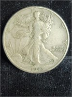 1943 Walking Liberty Half Dollar Silver Coin