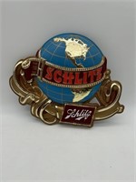 Vintage embossed Schlitz globe dated 1976