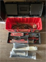 Craftsman progressional tool box full of tools.