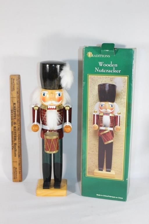 Traditions Wooden Nutcracker with box