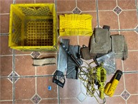 Tool Belt, Saw, Milk Crate, and More
