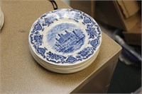 Set of 8 Wedgwood Castle Bread Plates