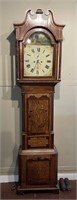 Antique Sam Underhill Oak Tall Case Clock