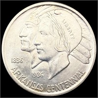1936-S Arkansas Half Dollar GEM BU