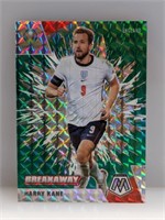 2021 Mosaic Euro Harry Kane Breakaway Green Prizm