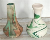 NEMADJI POTTERY AND MOUNT RUSHMORE VASES