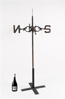 CAST METAL WEATHERVANE POST