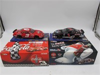 LOT OF 2 COCA COLA RACING FAMILY DIE CAST CARS