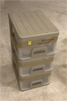 3-drawer storage organizer