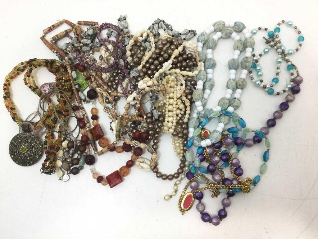 Beaded and Shell Necklaces and More