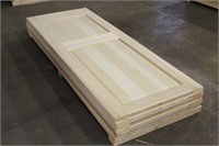 (5) 30"x80" Poplar Doors, 2-Panel