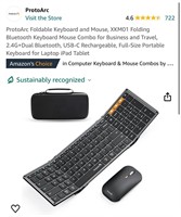 ProtoArc Foldable Keyboard and Mouse