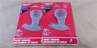 (2) Milwaukee Grit Grout Removal Oscillating Tool