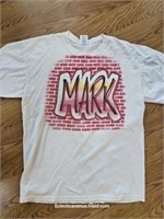 Airbrushed Vintage Tshirt "Mark" Medium