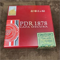 PDR 1878 Capa Oscura Cigar Box
