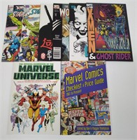 Lot of 8 Various Marvel Comic Books & Guides