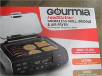 GOURMIA FOODSTATION SMOKELESS GRILL, GRIDDLE & AIR