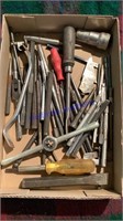 Chisels, punches, assorted tools