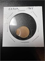 1964 Error Penny