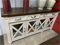 Console table MSRP $1199 farmhouse style console