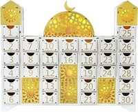 Waieoc Ramadan Wooden Countdown Calendar Mosque Ad