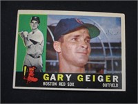 1960 TOPPS #184 GARY GEIGER RED SOX