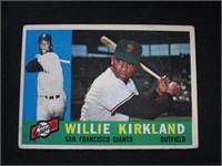 1960 TOPPS #172 WILLIE KIRKLAND GIANTS