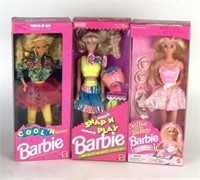 Barbie Dolls, Lot of 3