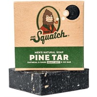 Dr. Squatch Pine Tar Soap Mens Soap with Natur